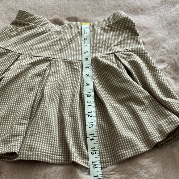 URBAN ROMANTICS CHECKED JUNIORS PLEATED SKIRT SIZE XS - Picture 5 of 6